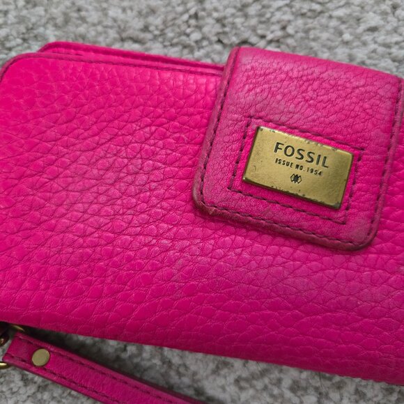 Fossil Leather Wallet | Classic & Beautiful | Pink /Women’s / Lightly Loved - Picture 2 of 4